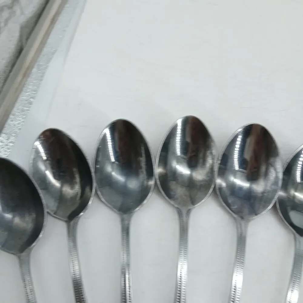 10X Tbsp TOWLE Supreme STUART SHELL Stainless Table Spoons
